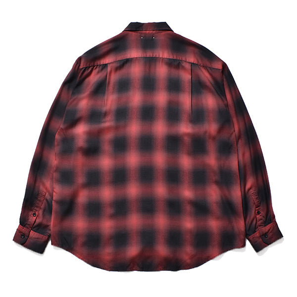Rayon Ombre Check Loose Work SH