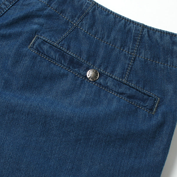 Indigo Typewriter Cloth Mountain Wind Shorts