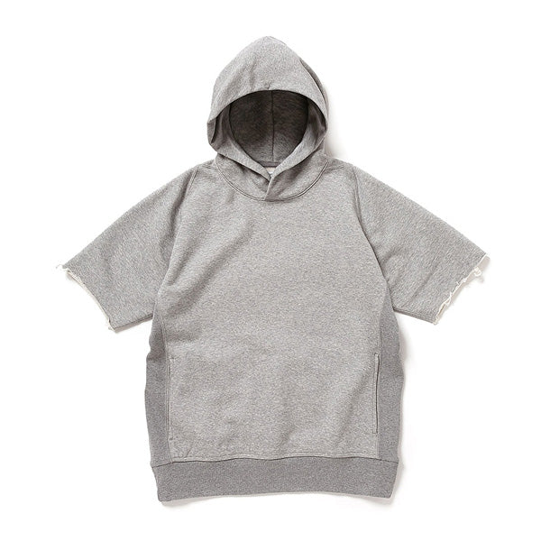 DWELLER S/S HOODY COTTON SWEAT OVERDYED VW (NN-C4106