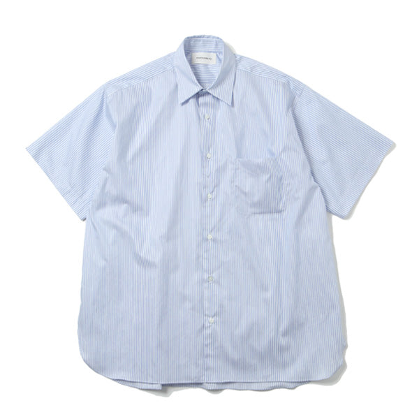 COMFORT FIT SHIRTS S/S ORGANIC COTTON STRIPE