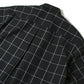 OPEN COLLAR SHIRTS S/S ORGANIC COTTON WINDOWPANE