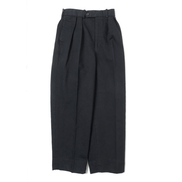 DOUBLE PLEATED TROUSERS HEMP ORGANIC COTTON DRILL