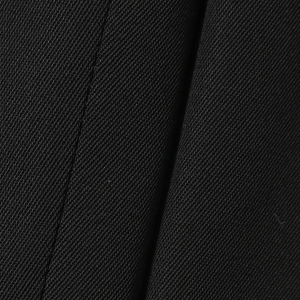 FRONT PLEATS PEGTOP ORGANIC COTTON DRY GABERDINE