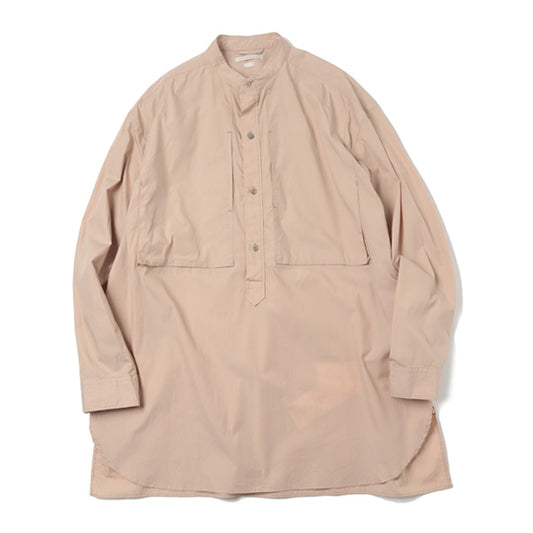 High Count Chambray Pullover Washed Shirt