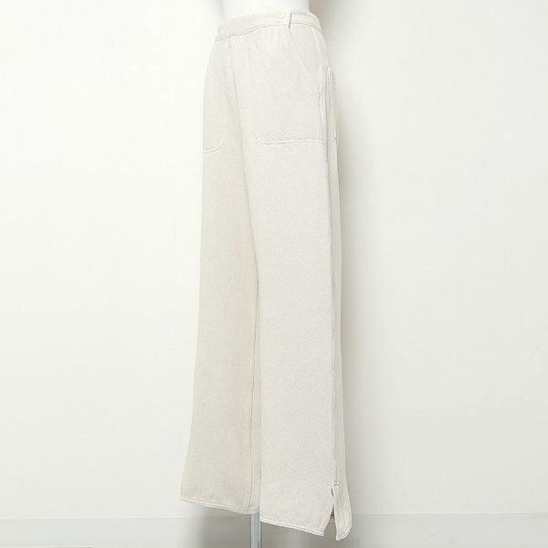 C/L DOLCE DENIM SIDE ZIP WIDE PANTS