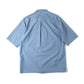 OPEN COLLAR SHIRTS S/S ORGANIC COTTON CHAMBRAY