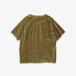 S/S U Neck Tee - C/Pe Velour