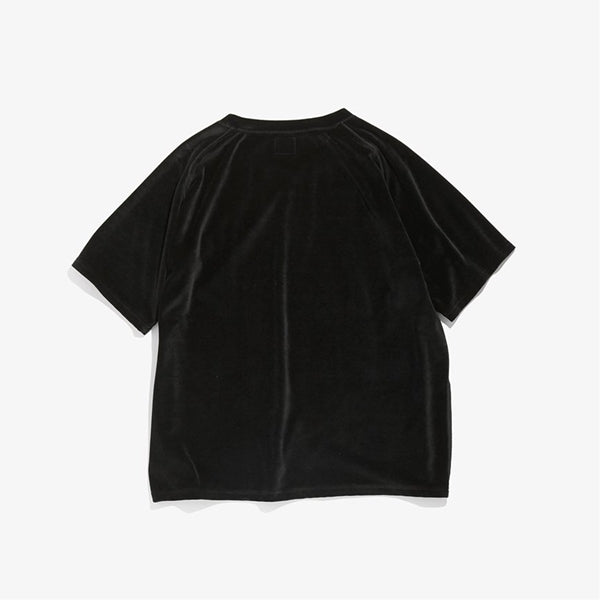 S/S U Neck Tee - C/Pe Velour