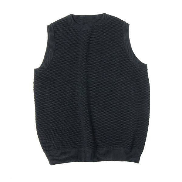 moss stitch vest