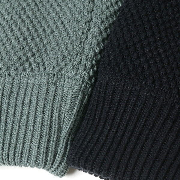 moss stitch vest