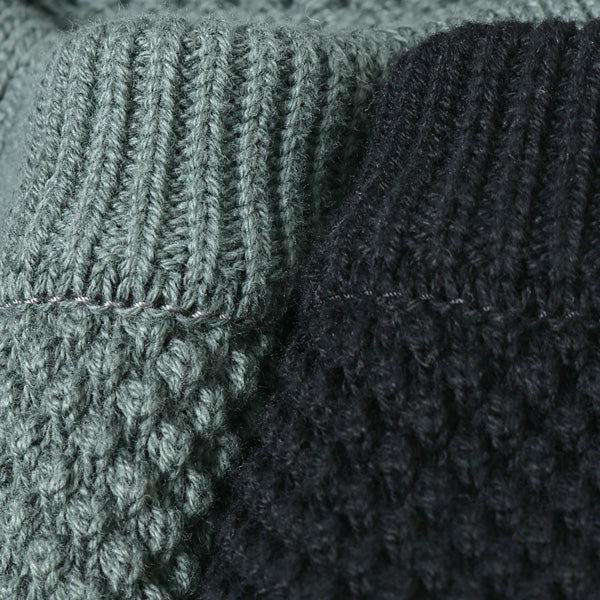 moss stitch vest