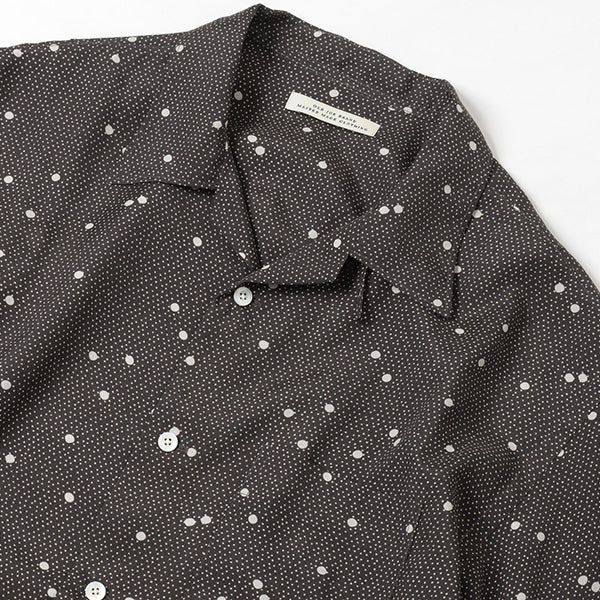 ORIGINAL PRINTED OPEN COLLAR SHIRTS (CALICO) L/S
