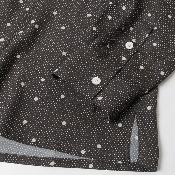 ORIGINAL PRINTED OPEN COLLAR SHIRTS (CALICO) L/S