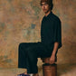 WOOL RAYON OVERSIZED S/S SHIRT