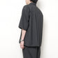WOOL RAYON OVERSIZED S/S SHIRT