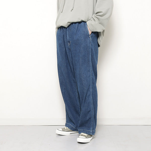 Graphpaper DENIM BAGGY PANTS FADE INDIGO