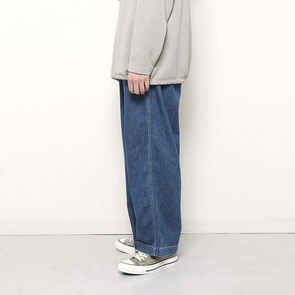 Graphpaper DENIM BAGGY PANTS FADE INDIGO