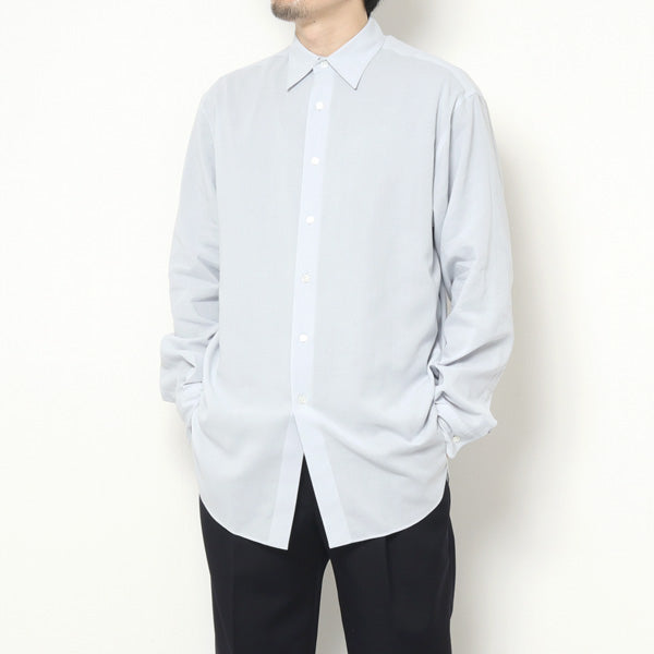 SHUTTLE GEORGETTE CLOTH SHIRTS (A20SS02MG) | AURALEE / シャツ (MEN 