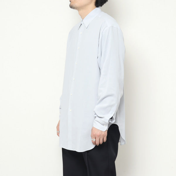 SHUTTLE GEORGETTE CLOTH SHIRTS (A20SS02MG) | AURALEE / シャツ (MEN 