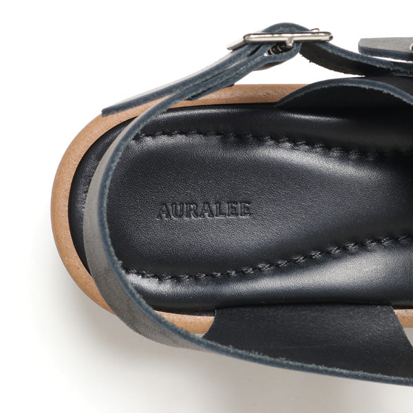 Leather belt sandals made by foot the cheap coacher