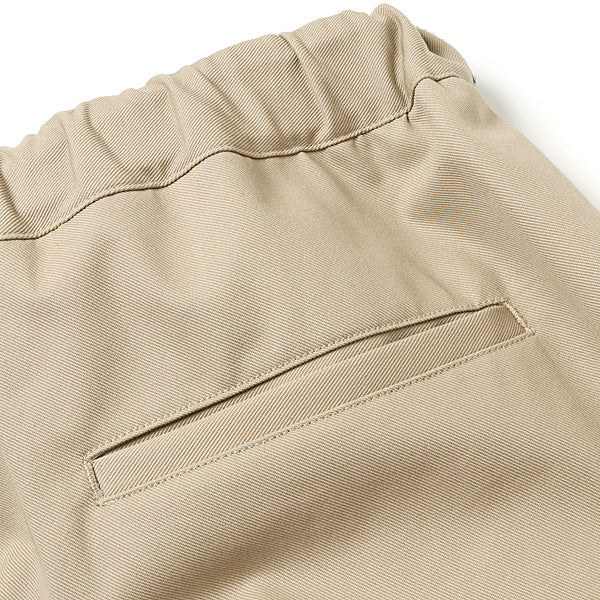 COTTON TWILL Wide Tuck Cook Pants