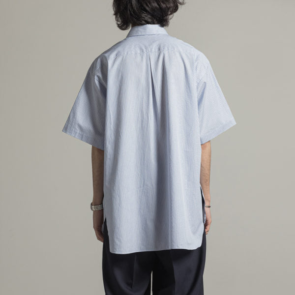 COMFORT FIT SHIRTS S/S ORGANIC COTTON STRIPE