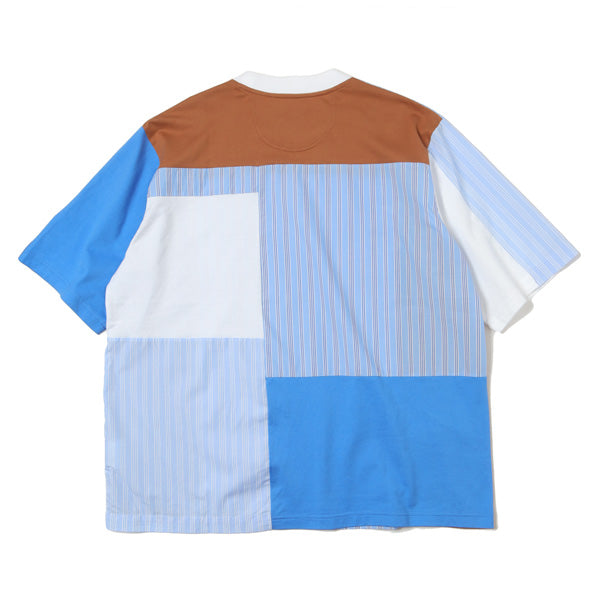 STRIPE CONTRASTED T-SHIRT
