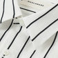COMFORT FIT SHIRTS ORGANIC LINEN PRINTED STRIPE