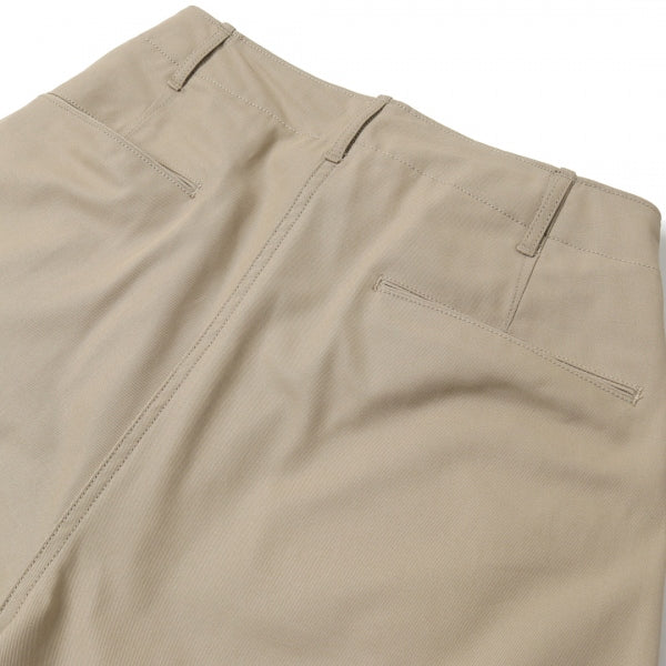 41 KHAKI WIDE ORGANIC COTTON DRY TWILL