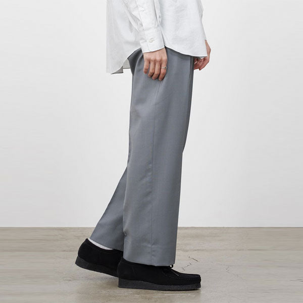 FLAT FRONT TROUSERS ORGANIC WOOL TROPICAL