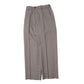 FLAT FRONT TROUSERS ORGANIC WOOL TROPICAL