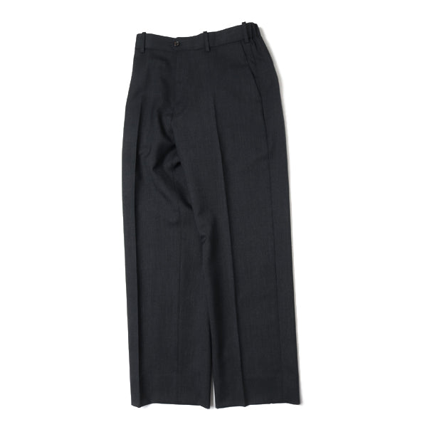 FLAT FRONT TROUSERS ORGANIC WOOL TROPICAL