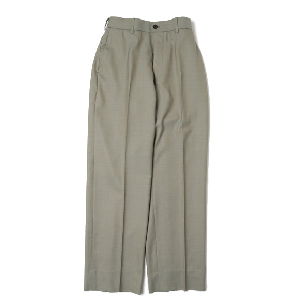 FLAT FRONT TROUSERS ORGANIC WOOL TROPICAL