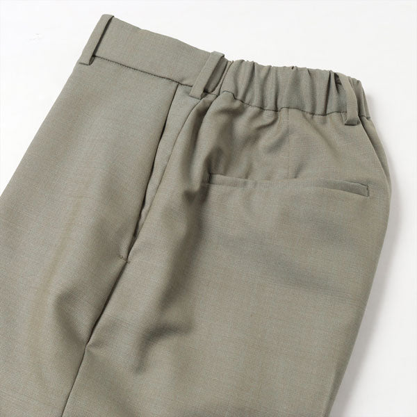 FLAT FRONT TROUSERS ORGANIC WOOL TROPICAL