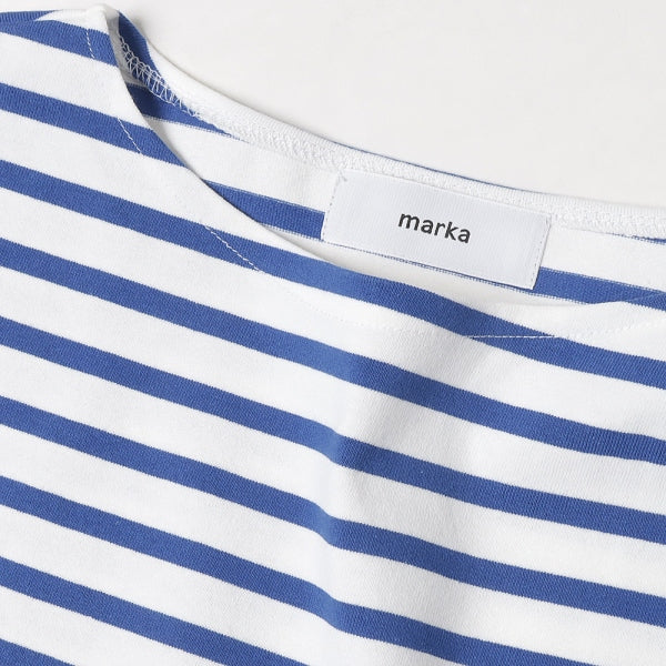 BASQUE SHIRT S/S ORGANIC COTTON BORDER