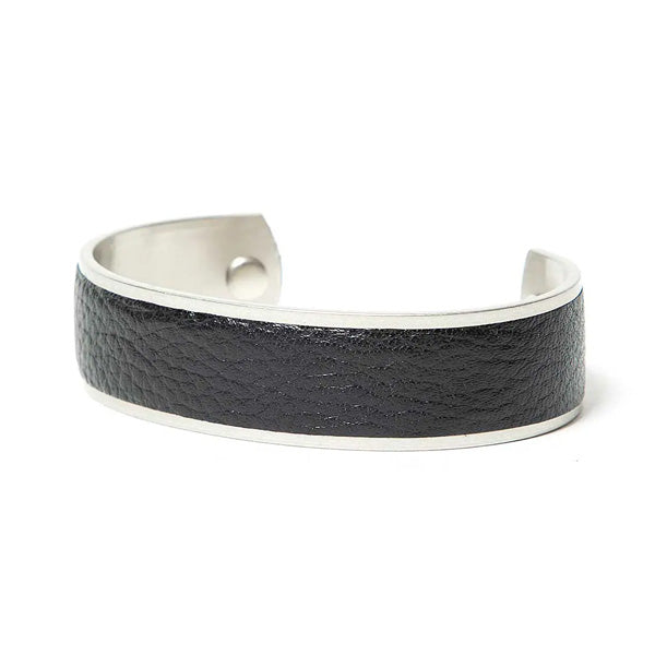 BRASS BRACELET SHRINK LEATHER L