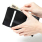 TRIFOLD COMPACT WALLET SHRINK LEATHER