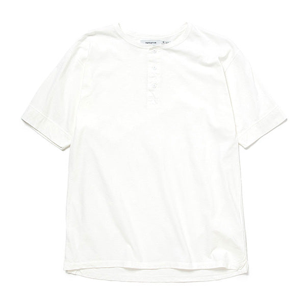 DWL HENLEY NECK S/S TEE COTTON JERSEY OVERDYED VW