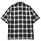 Cuprawool Ombre Check S/S Open Collar SH