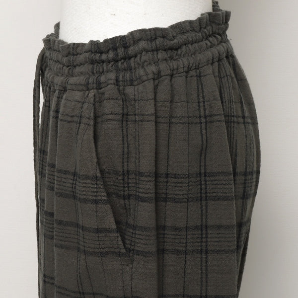 CHECKED RELAX PANTS