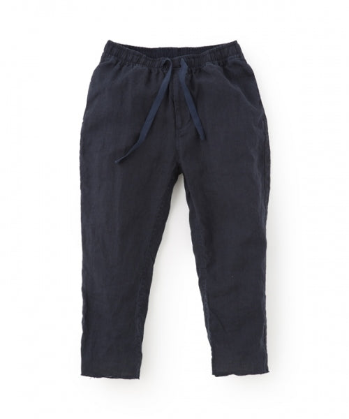 Linen Overdyed Easy Ankle Cut Pants