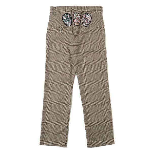 FANCY CHECK LONG PANTS