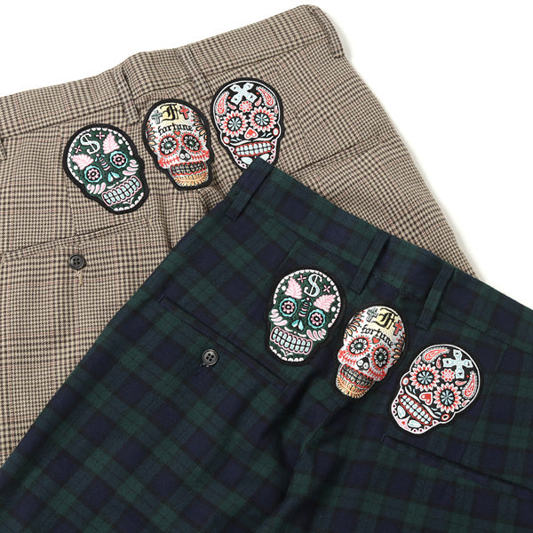 FANCY CHECK LONG PANTS