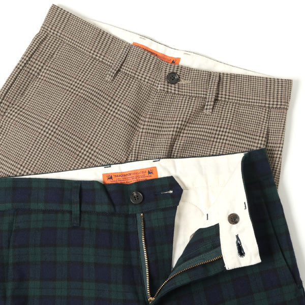 FANCY CHECK LONG PANTS