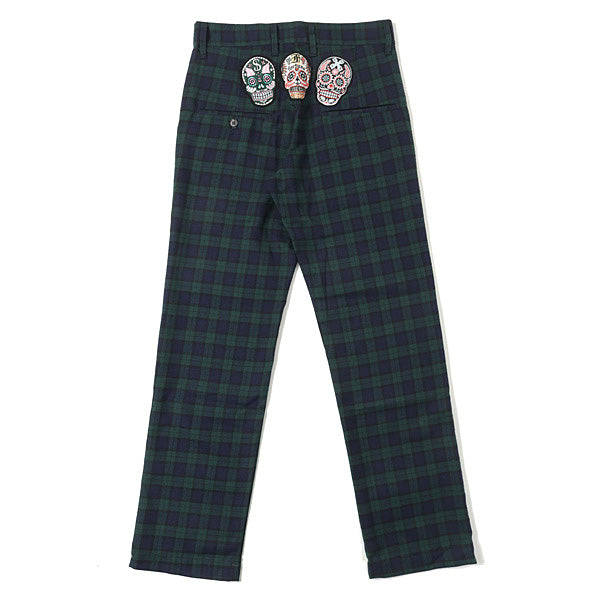 FANCY CHECK LONG PANTS