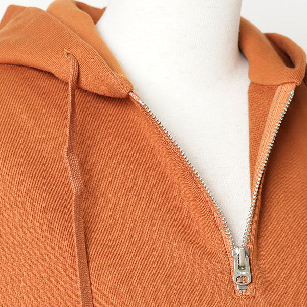 suvin pima sweat zip parka