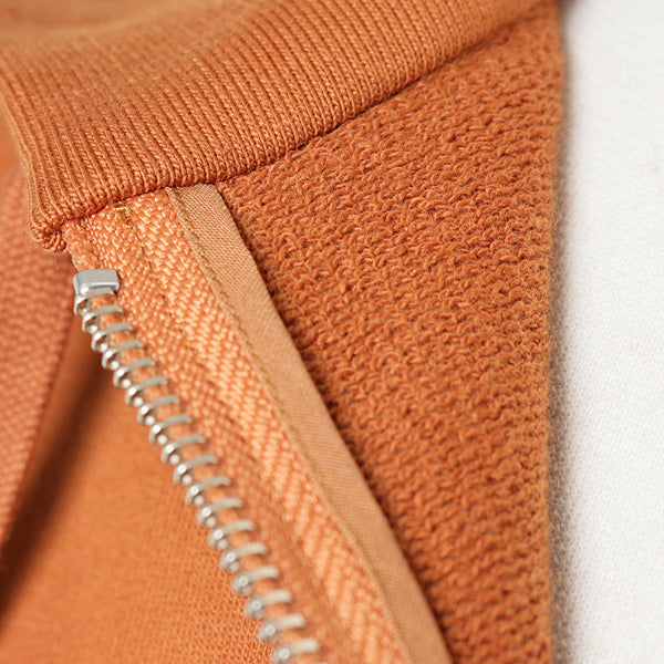 suvin pima sweat zip parka