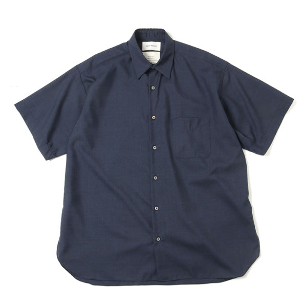 COMFORT FIT SHIRT S/S SUPER120s WOOL TROPICAL