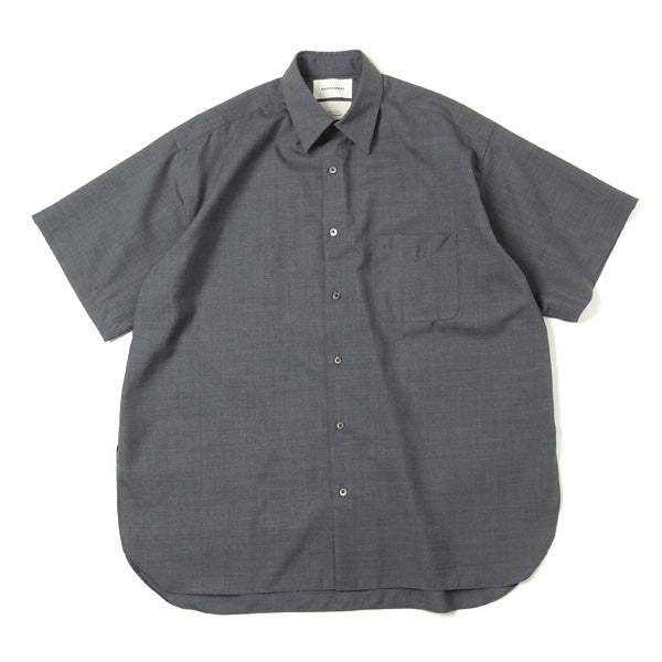 COMFORT FIT SHIRT S/S SUPER120s WOOL TROPICAL