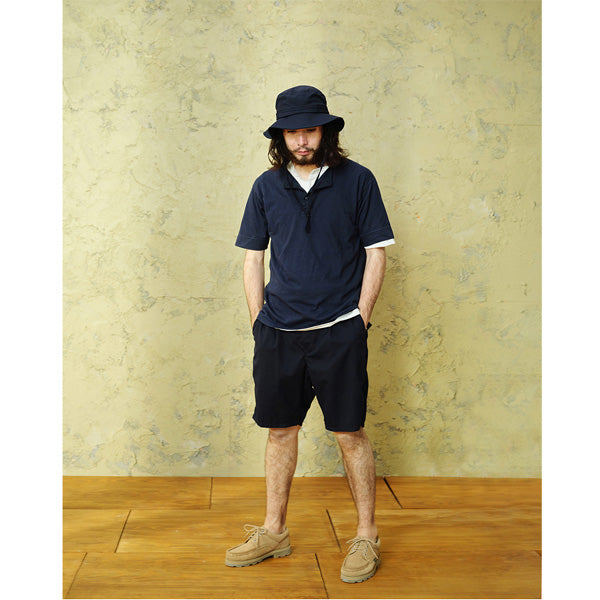 DWL HENLEY NECK S/S TEE COTTON JERSEY OVERDYED VW